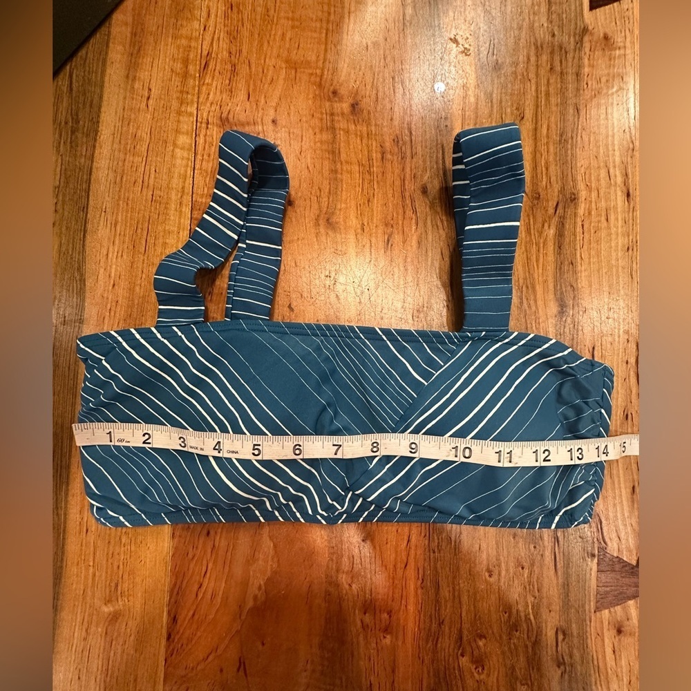 Vince Camuto Square Neck Bikini Top High Waist Bottom L - Picture 7 of 8